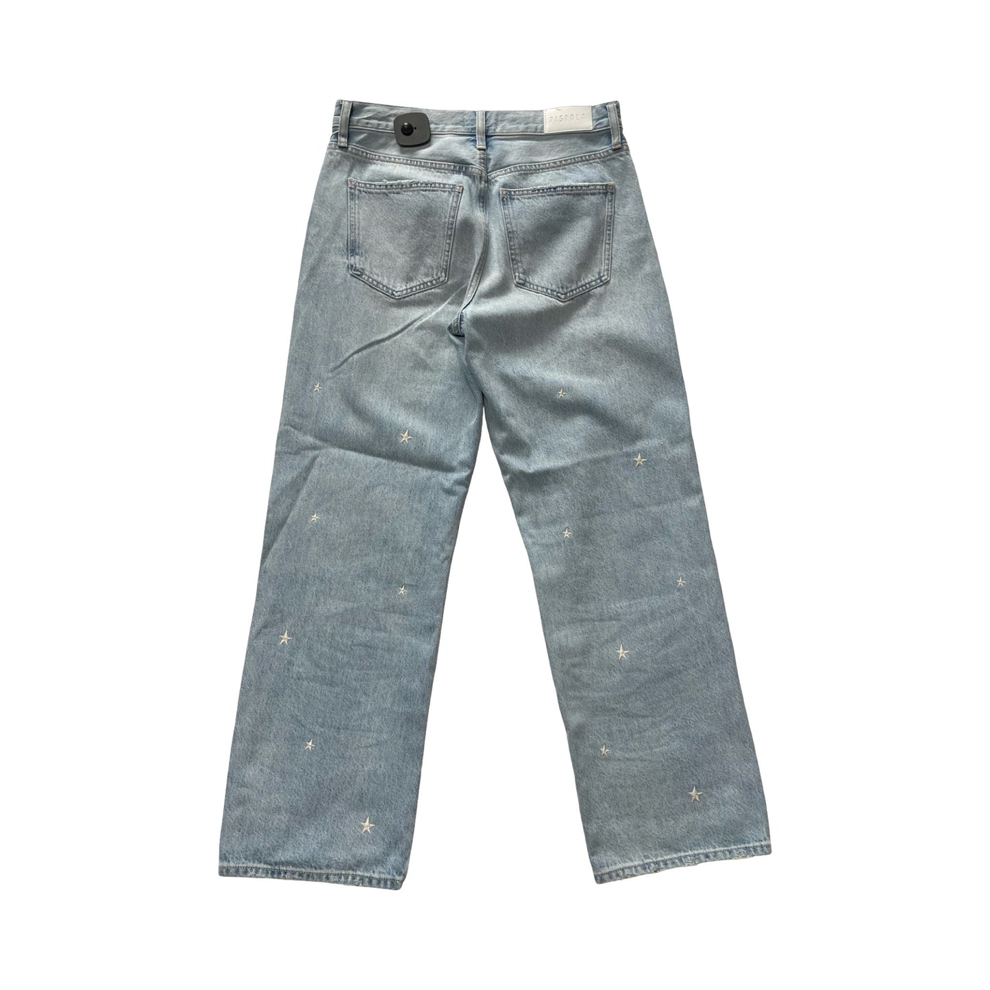 Jeans Straight By Pistola In Blue Denim, Size:4