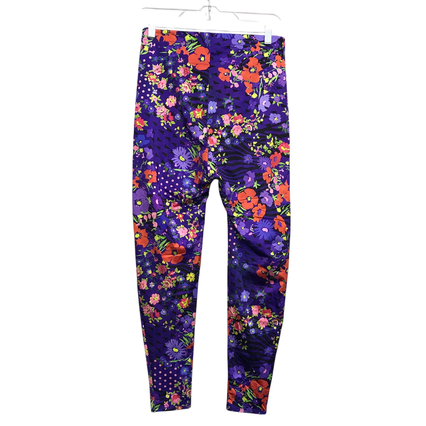 Athletic Leggings By YITTY In Purple, Size:L