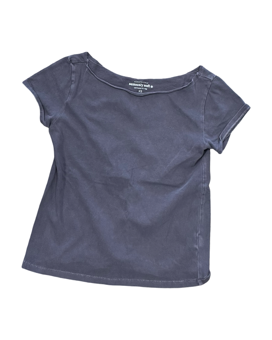 Top Ss Basic By Aeropostale In Grey, Size:Xs