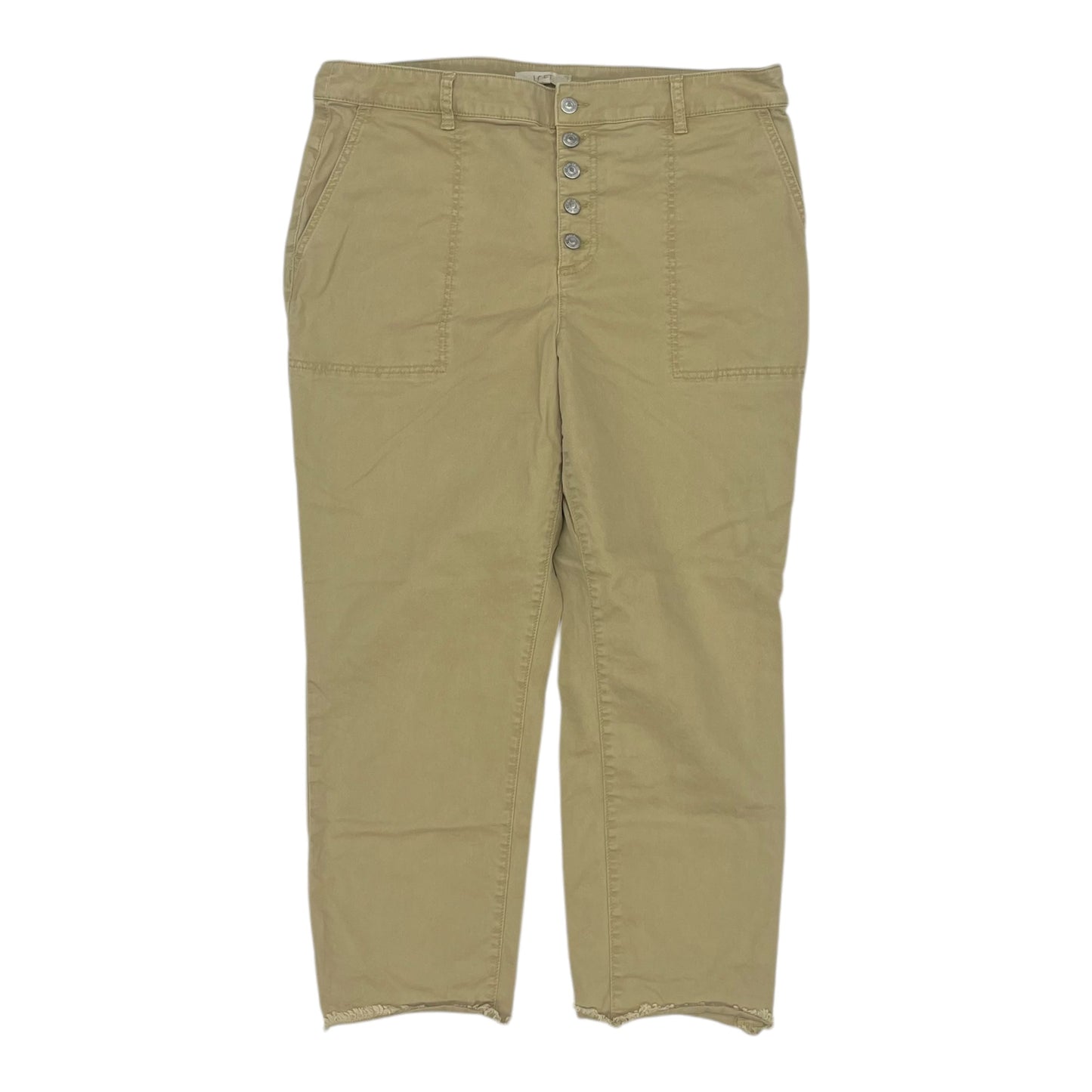 Pants Chinos & Khakis By Loft In Tan, Size:16