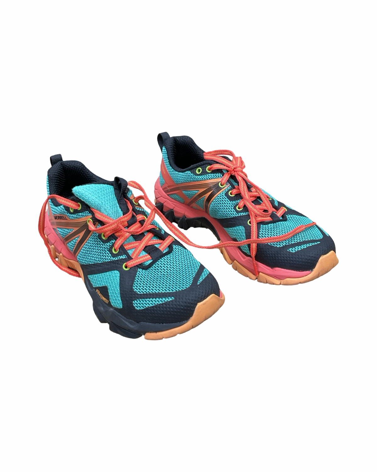 Shoes Athletic By Merrell In Green & Orange, Size:6