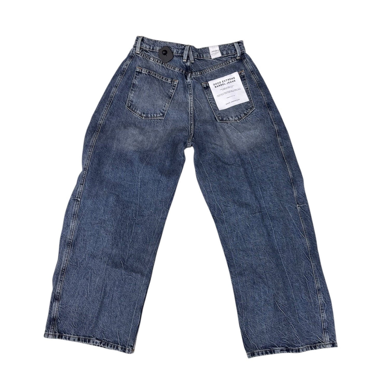 Jeans Wide Leg By Good American In Blue Denim, Size:2