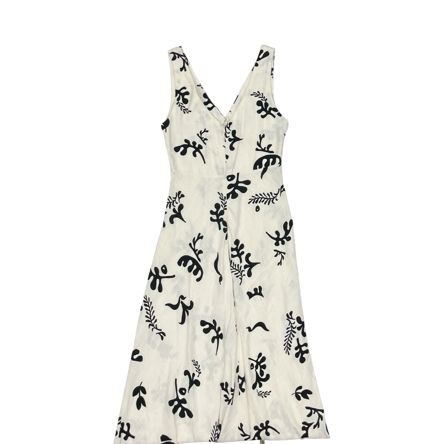 Dress Party Long By Clothes Mentor In Black & Cream, Size:S
