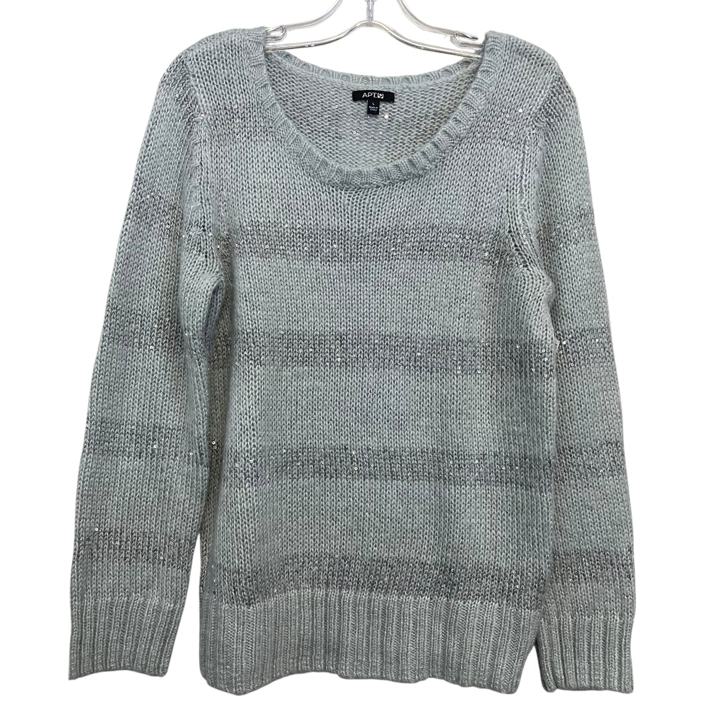 Sweater By Apt 9 In Grey, Size:L