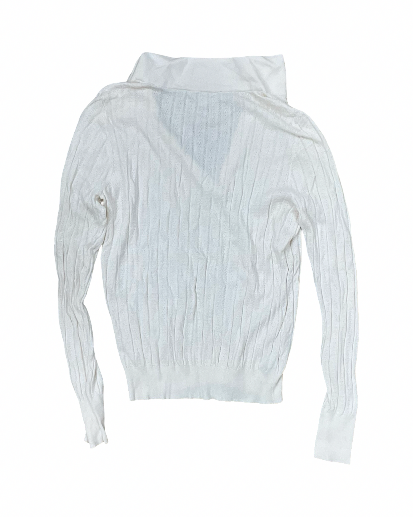 Sweater By Loft In Cream, Size:M