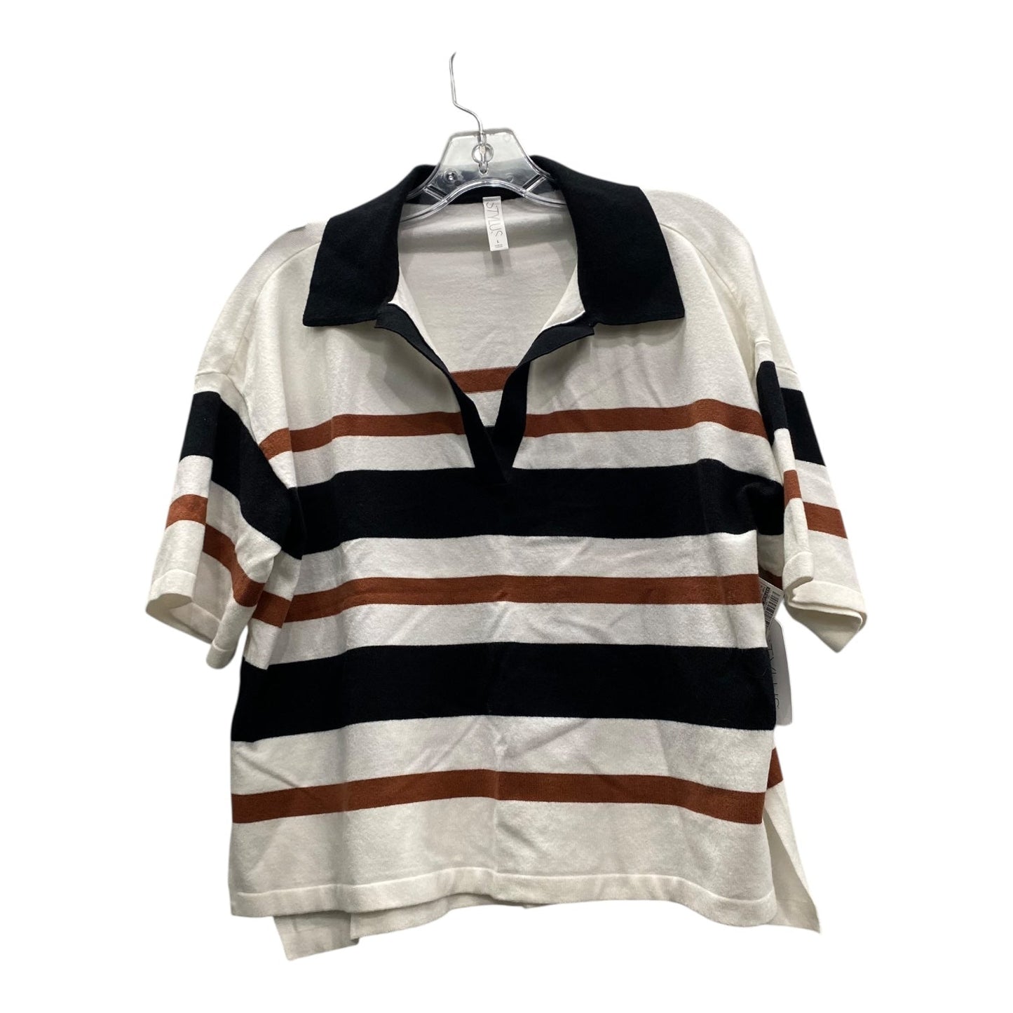 Top Ss By Stylus In Black, Size:L