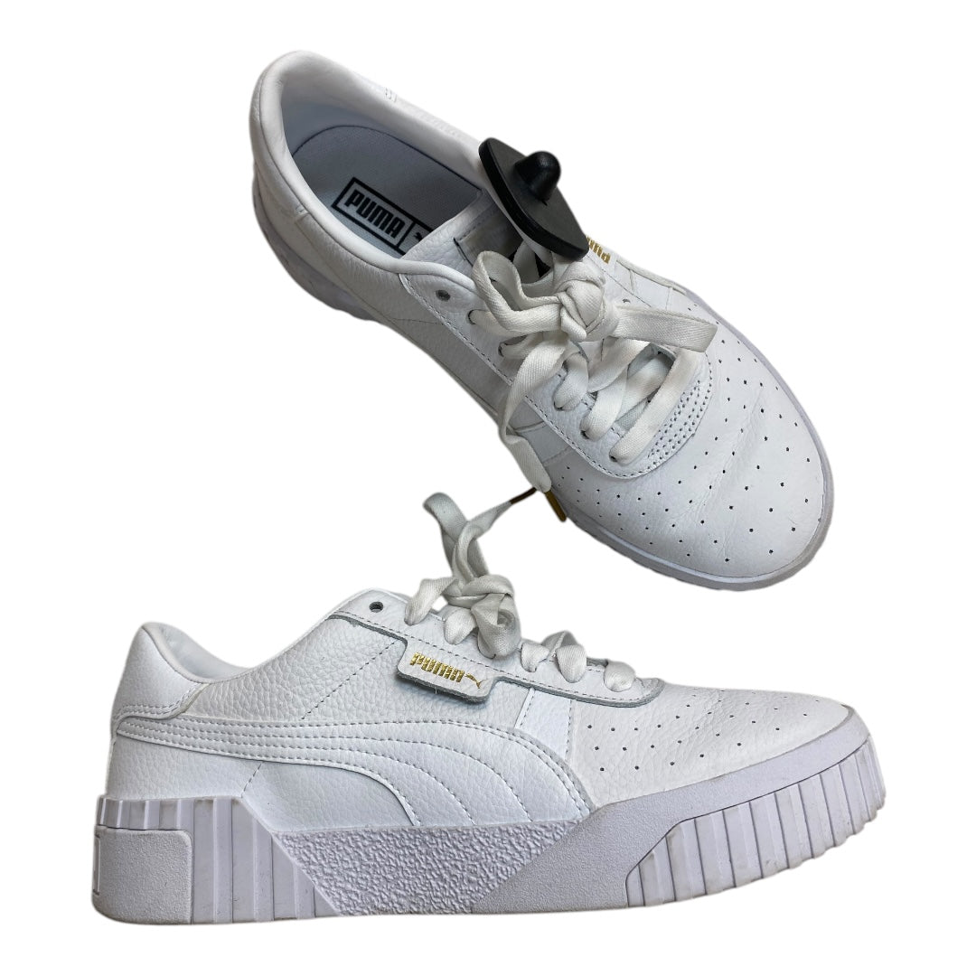 Shoes Athletic By Puma In White, Size:9