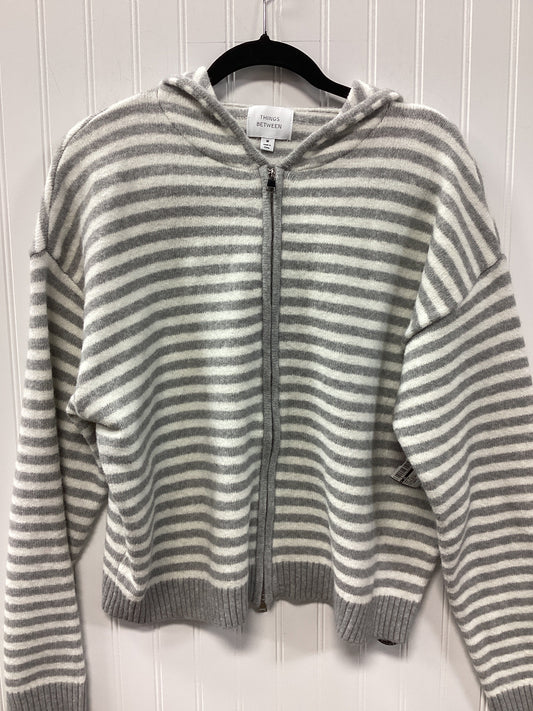 Sweater By Cmc In Grey & White, Size:Osfm