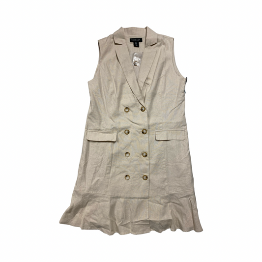Dress Casual Midi By Rachel Zoe In Tan, Size:M