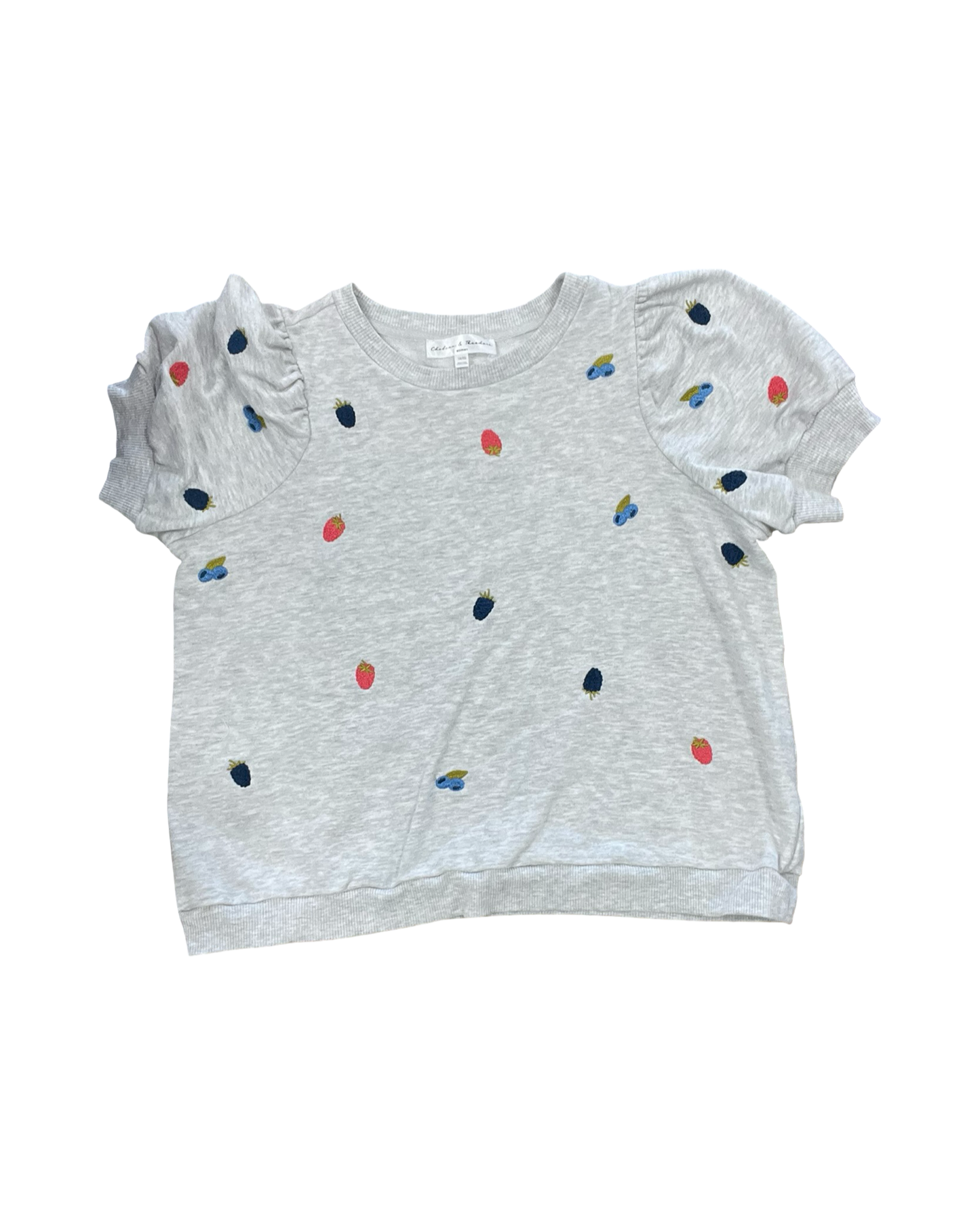 Top Ss By Chelsea And Theodore In Grey, Size:1X