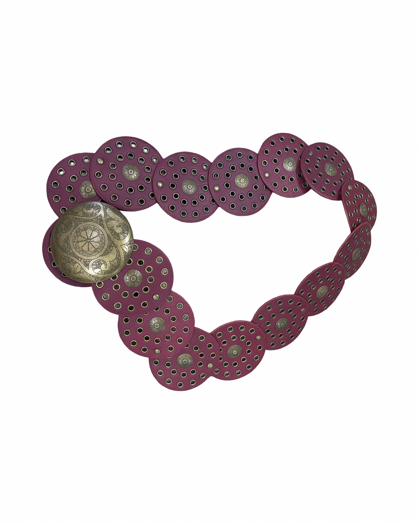 Belt By Clothes Mentor In Maroon