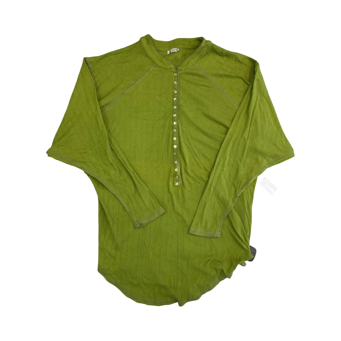 Top Ls By Free People In Chartreuse, Size:L