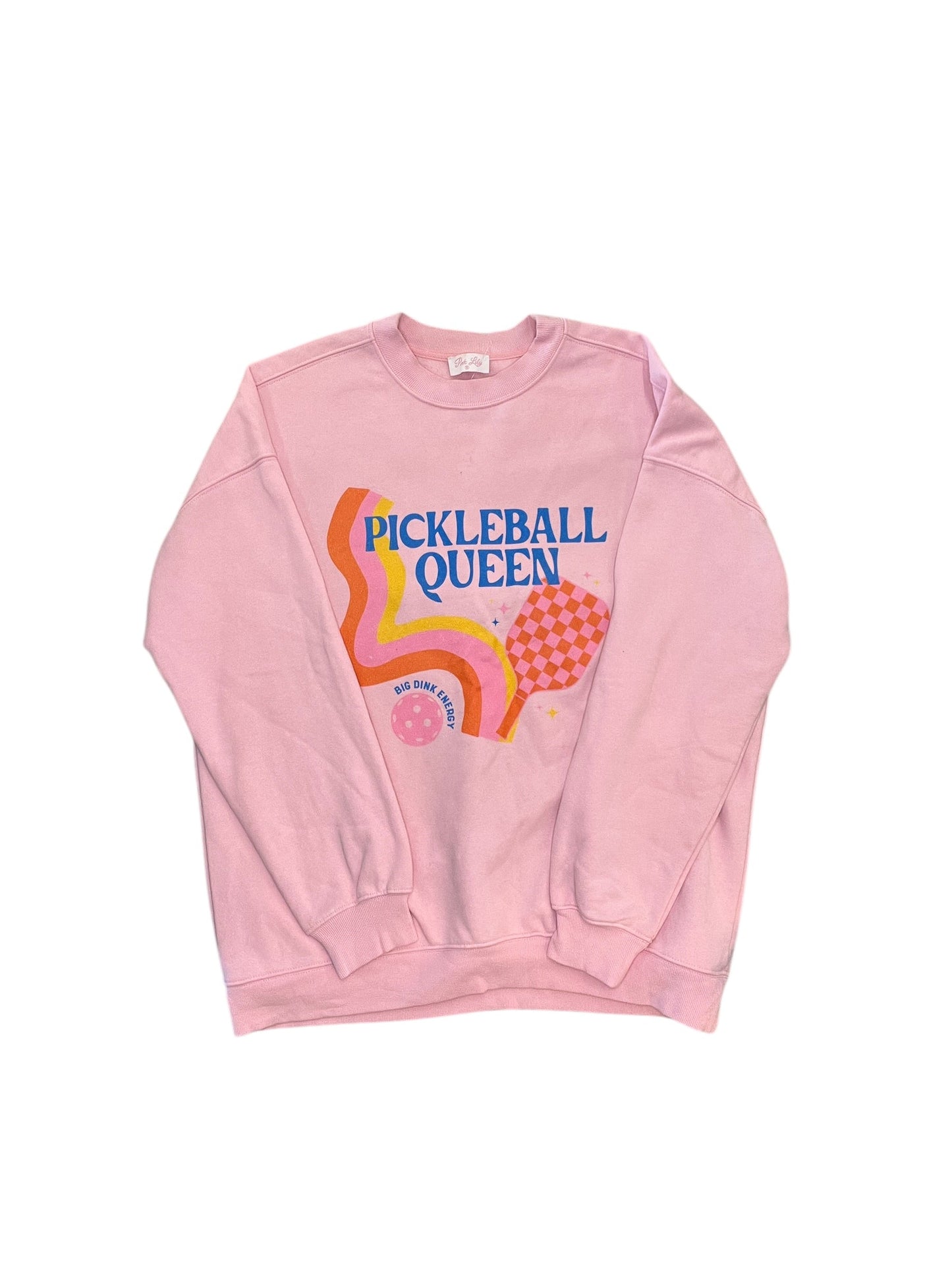 Sweatshirt Crewneck By Pink Lily In Pink, Size:S