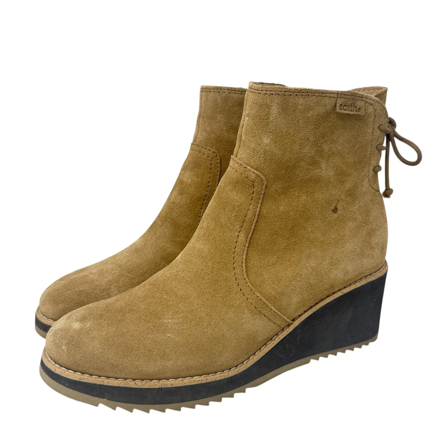 Calia Wedge Boots By Earth In Tan, Size: 9.5