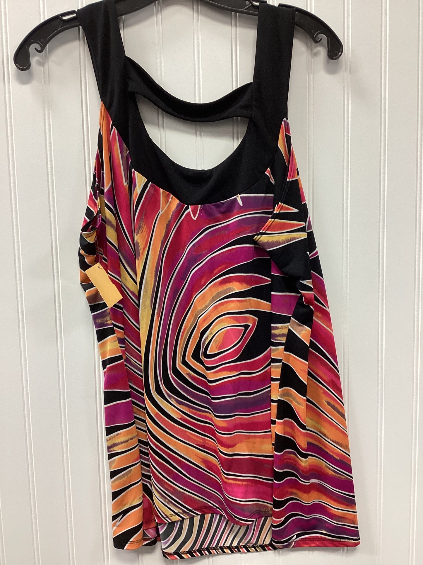 Top Sleeveless By Clothes Mentor In Multi, Size:2X