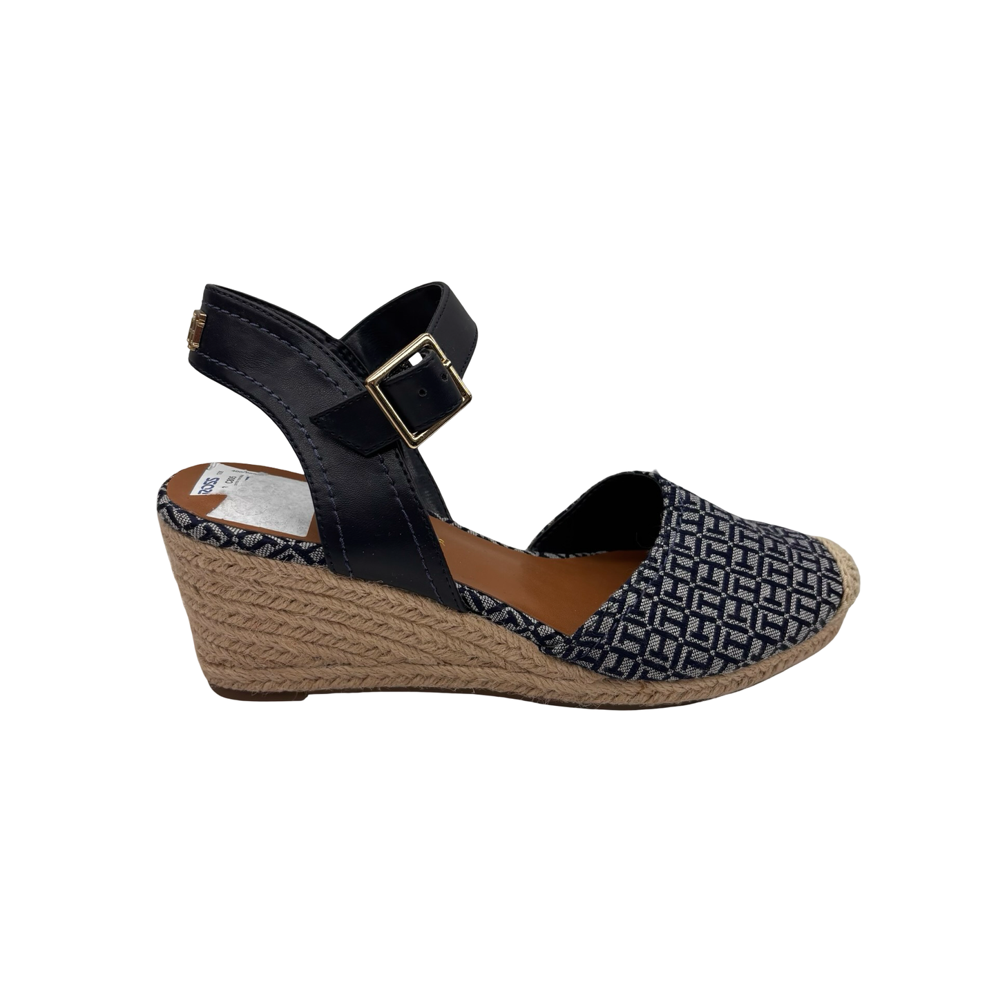 Shoes Heels Wedge By Tommy Hilfiger In Navy, Size:7