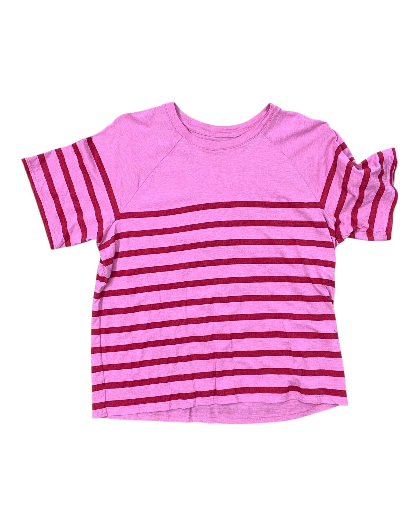 Top Ss By Maurices In Pink & Red, Size:L
