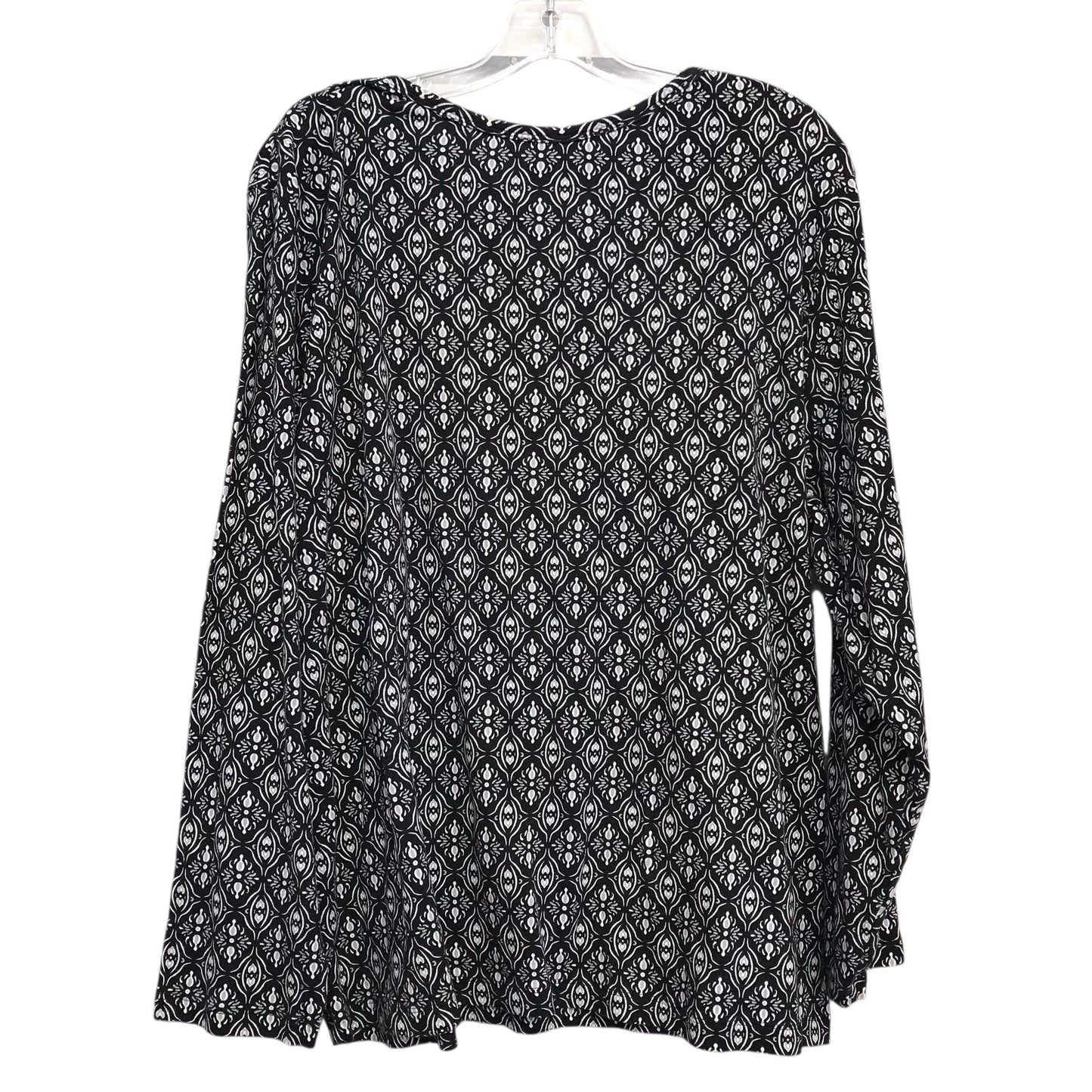Top Ls By St Johns Bay In Black & White, Size:4X