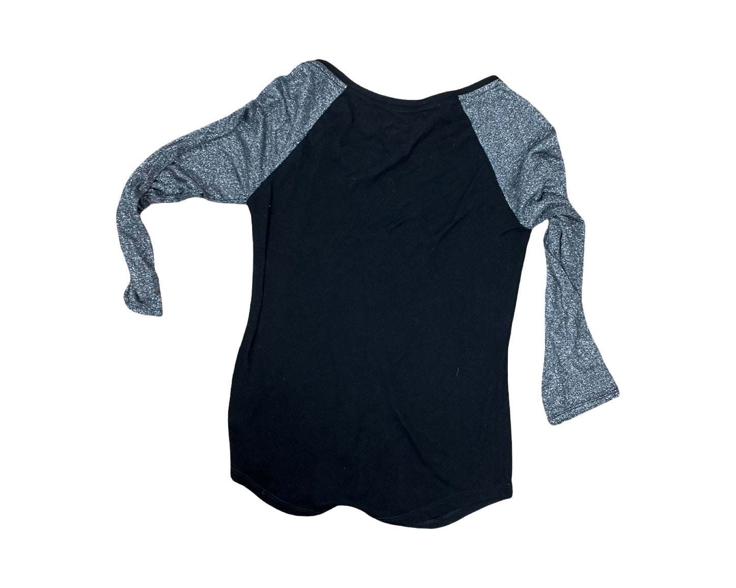 Top Ls By American Eagle In Black & Silver, Size:S