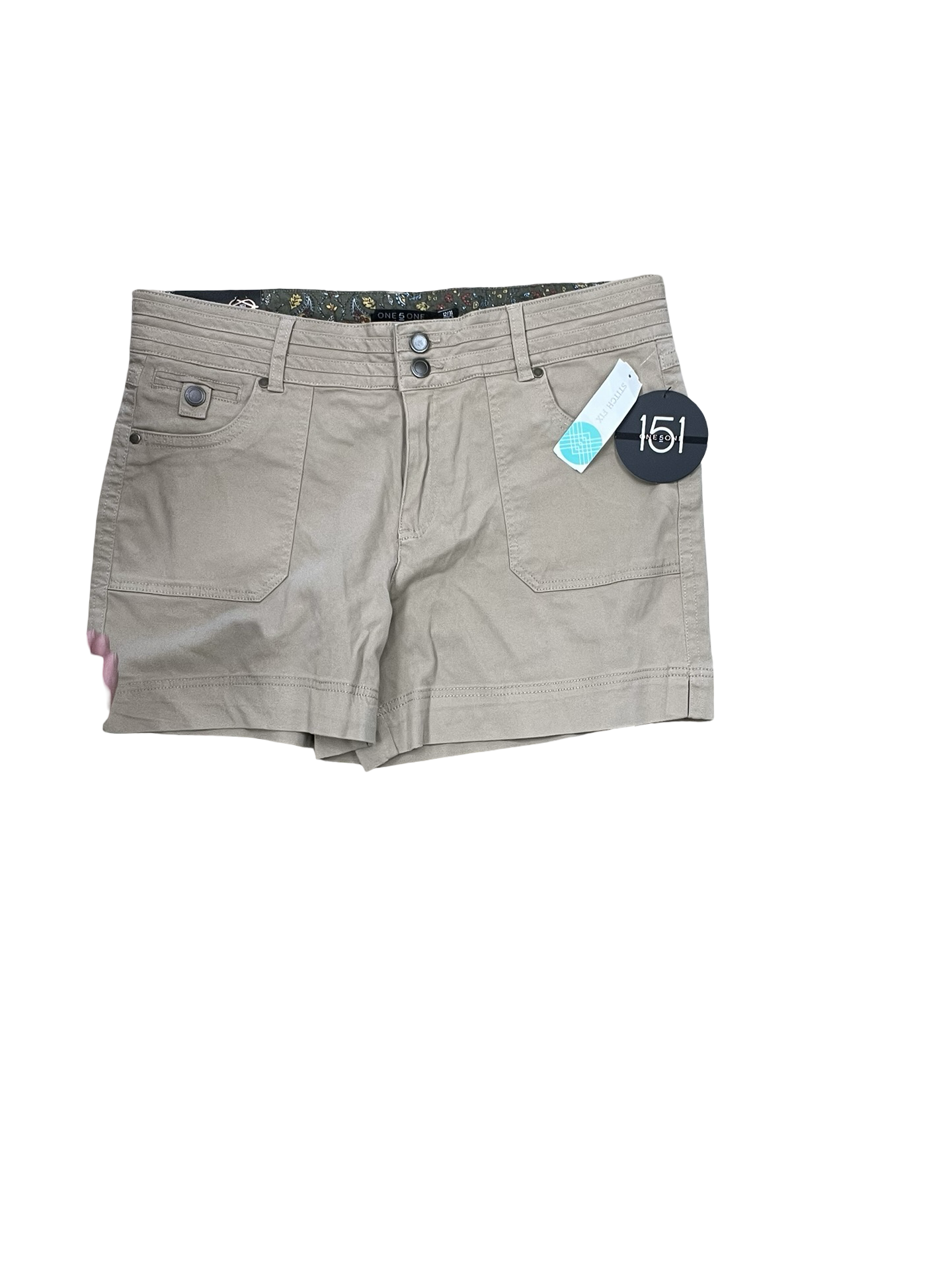 Shorts By One 5 One In Tan, Size:12