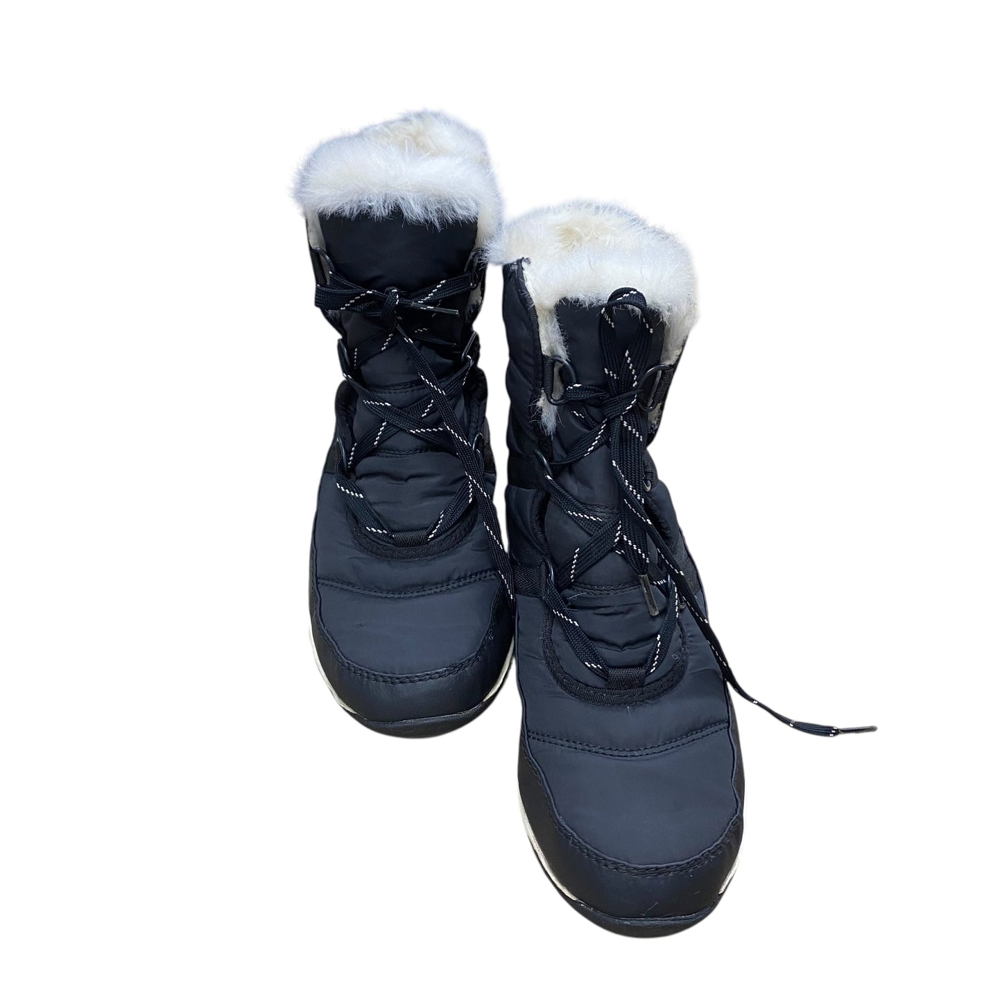 Boots Designer By Sorel In Black & White, Size:8.5