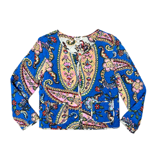 Jacket Other By Orientique In Blue, Size: Xs