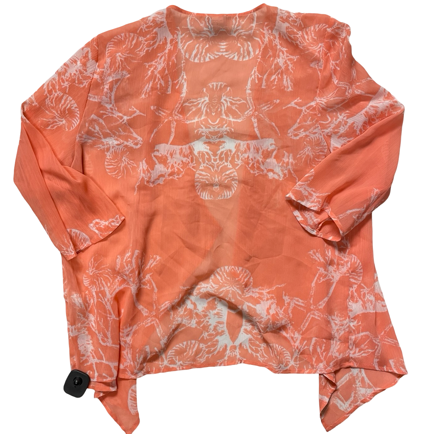 Cardigan By Chicos In Peach, Size:L