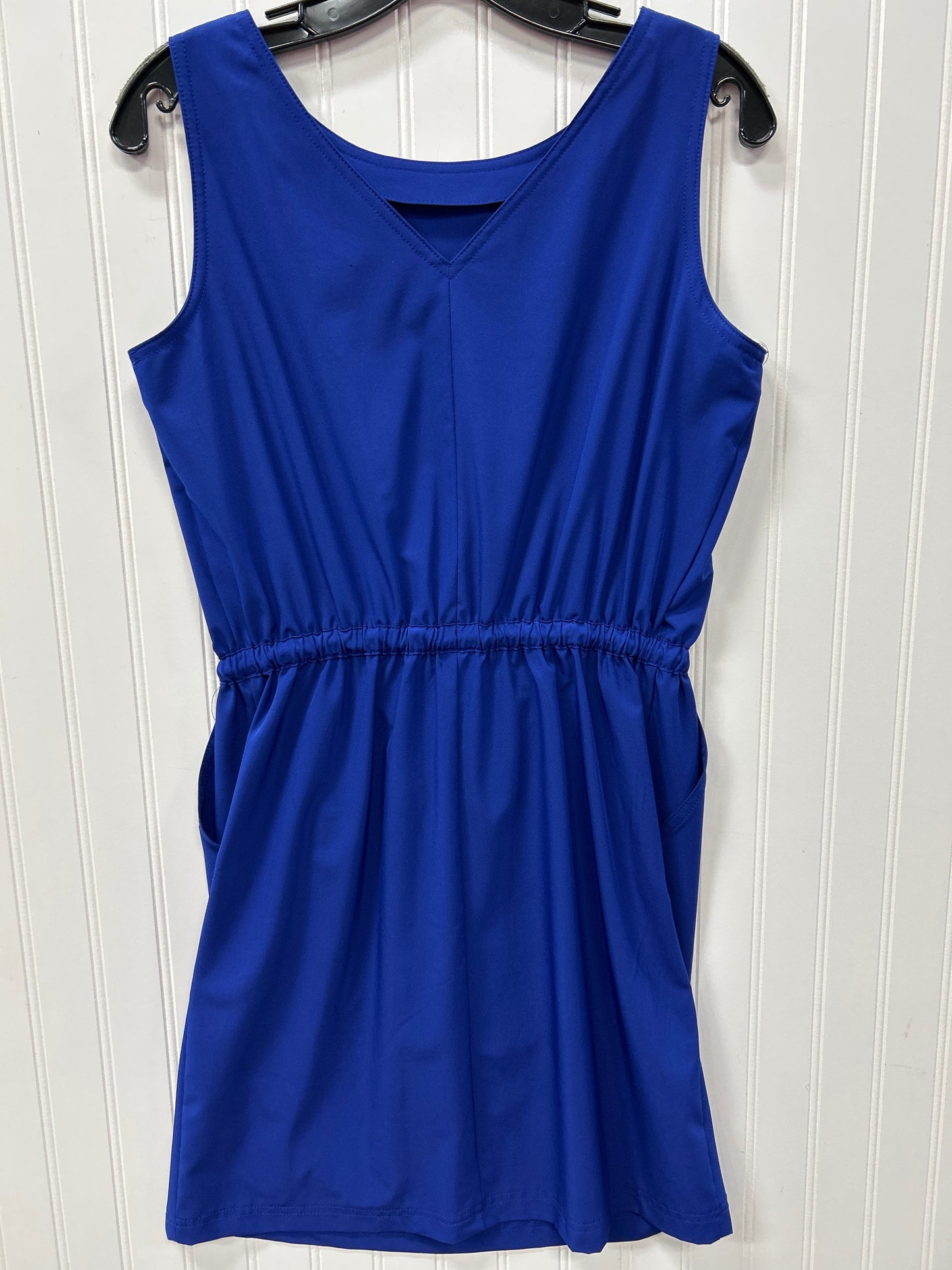 Dress Casual Midi By Calvin Klein In Navy, Size:4