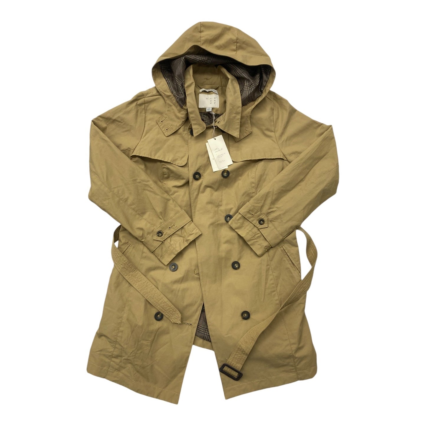 Coat Trench Coat By A New Day In Tan, Size: Xxl