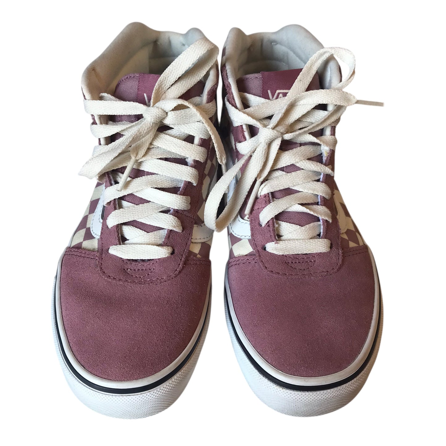Shoes Sneakers By Vans In Pink & White, Size:5.5