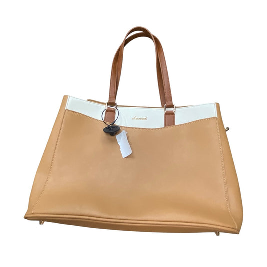Handbag By Cmc In Tan, Size:Large