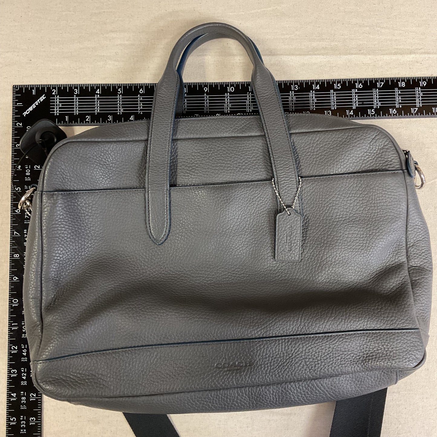 Handbag Designer By Coach In Grey, Size:Medium