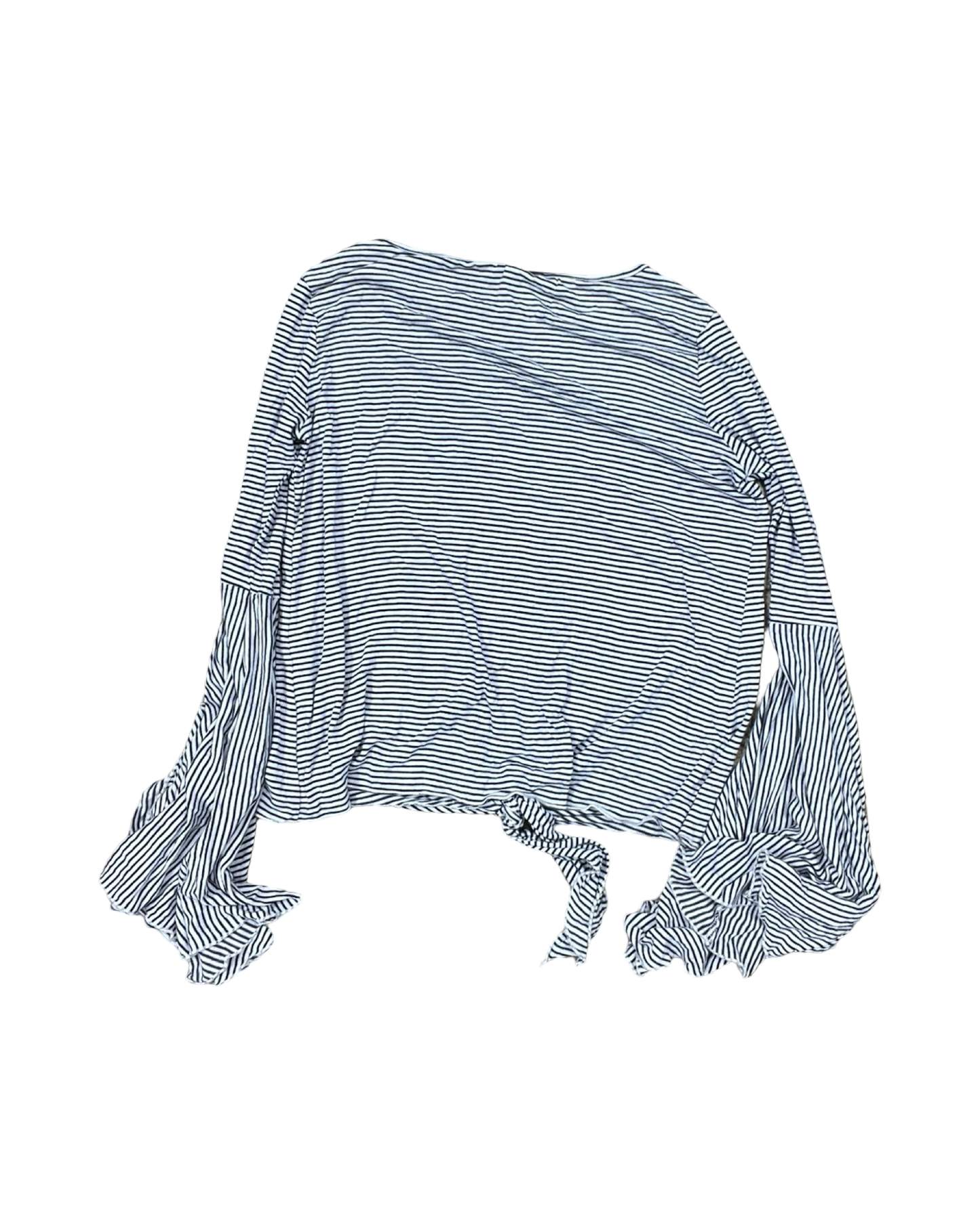 Top Ls By Elan In Black & White, Size:M