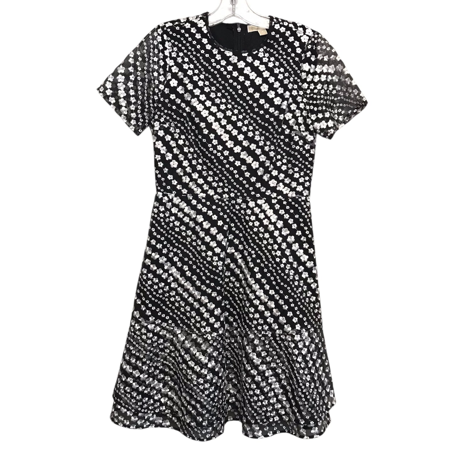 Dress Party Short By Michael By Michael Kors In Black & White, Size:M