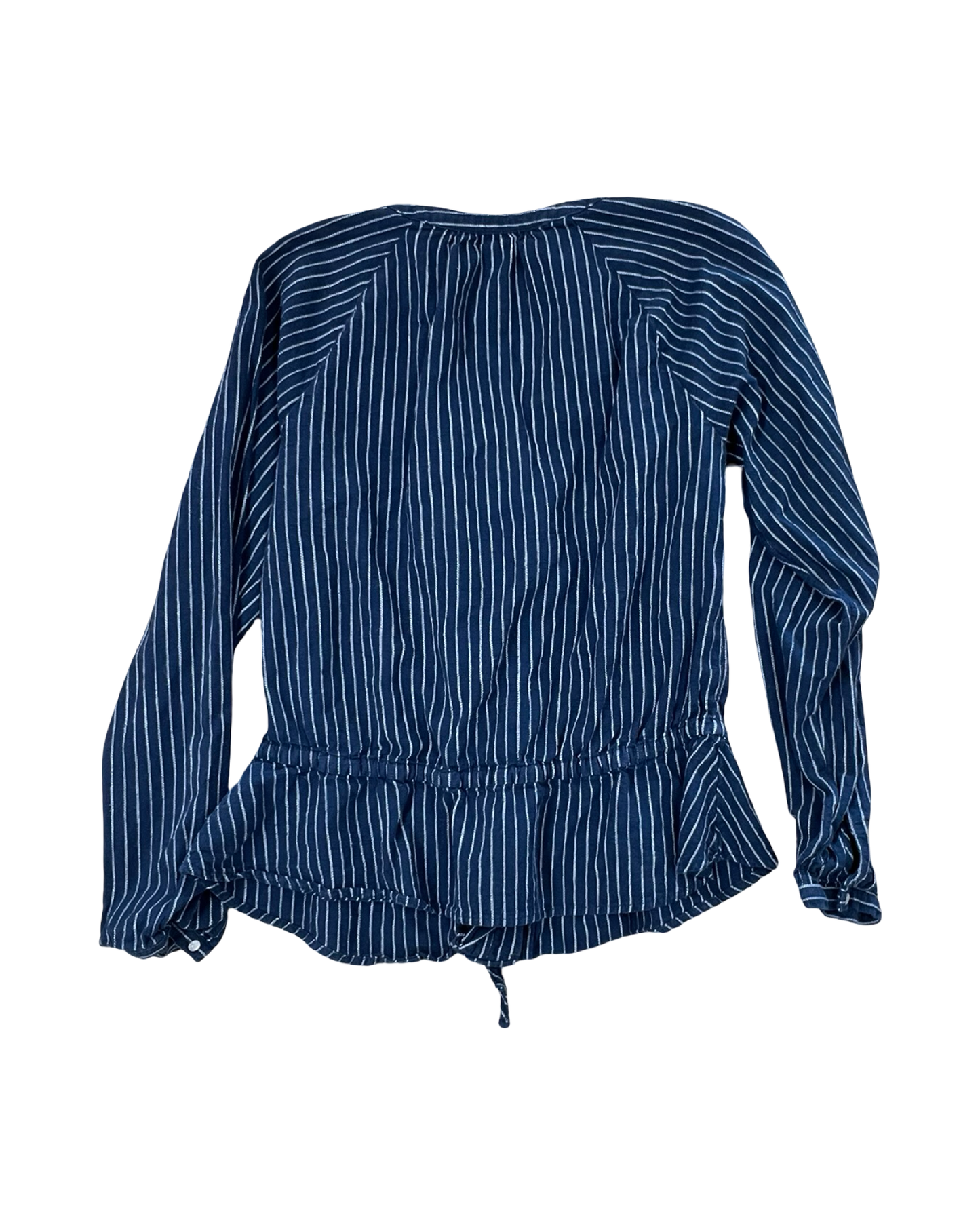 Blouse Ls By Time And Tru In Blue, Size:S