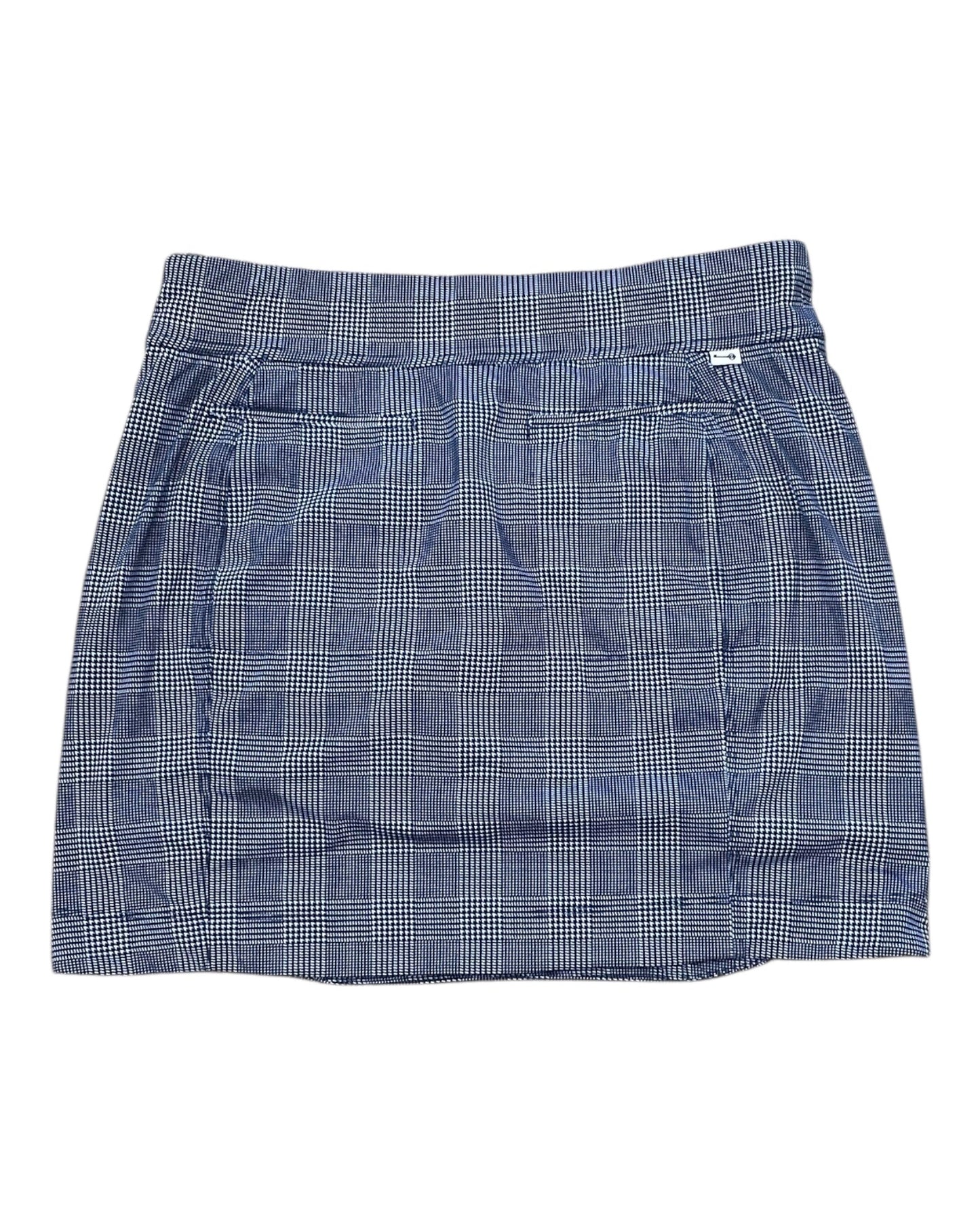 Athletic Skort By Clothes Mentor In Blue & White, Size:M