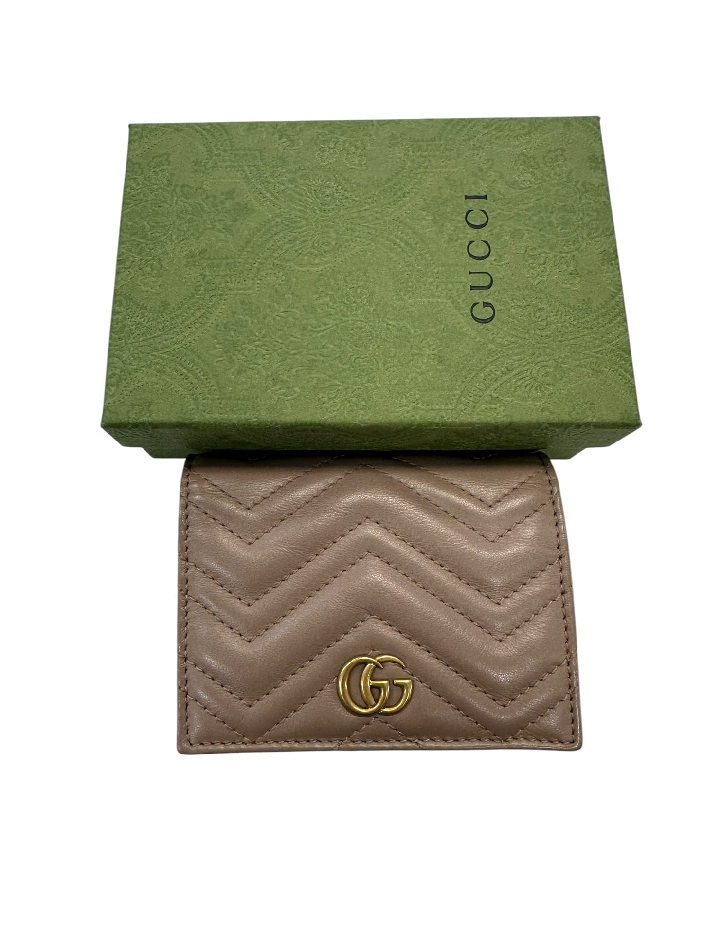 Wallet Designer By Gucci In Tan, Size:Small