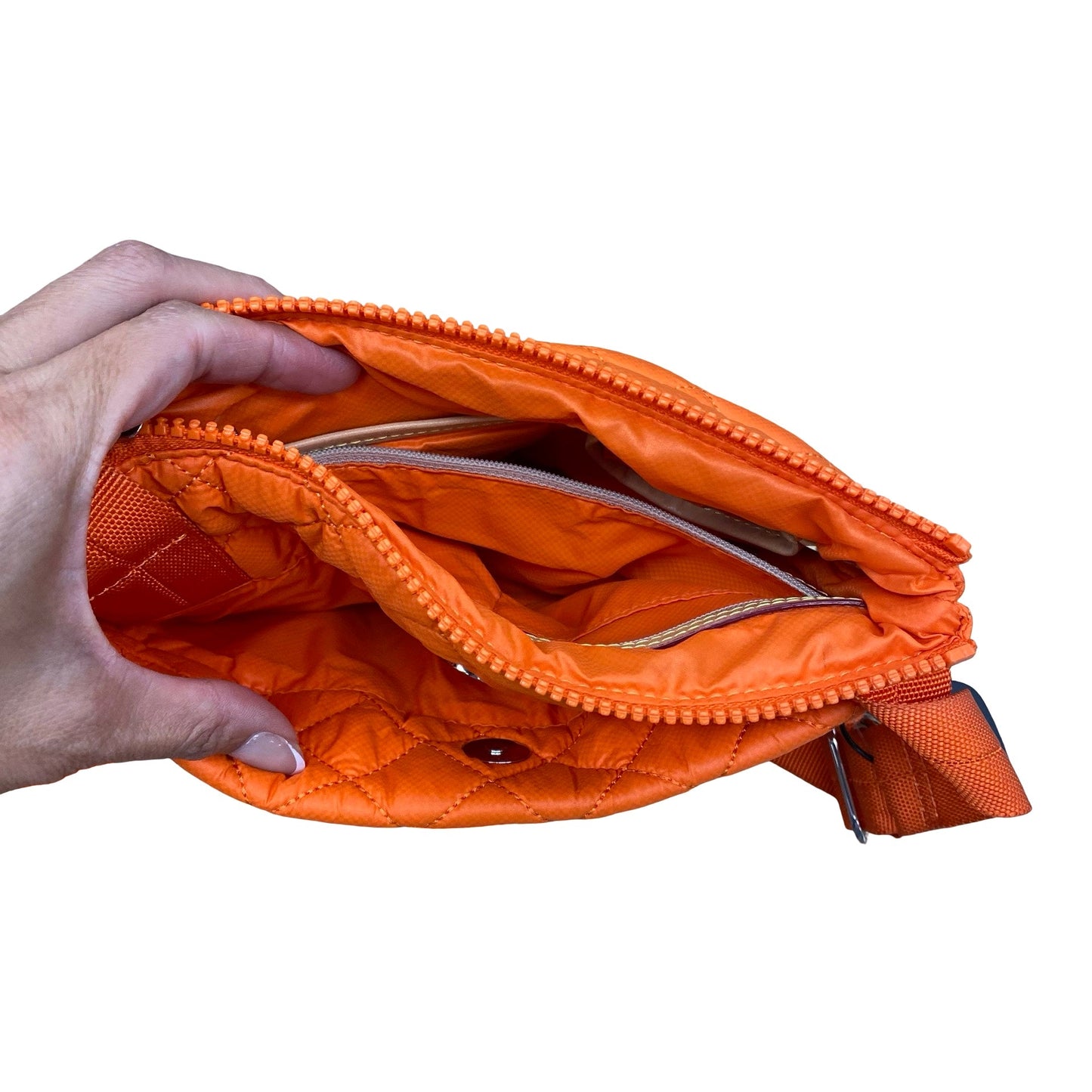 Handbag Designer By Mz Wallace In Orange, Size:Small