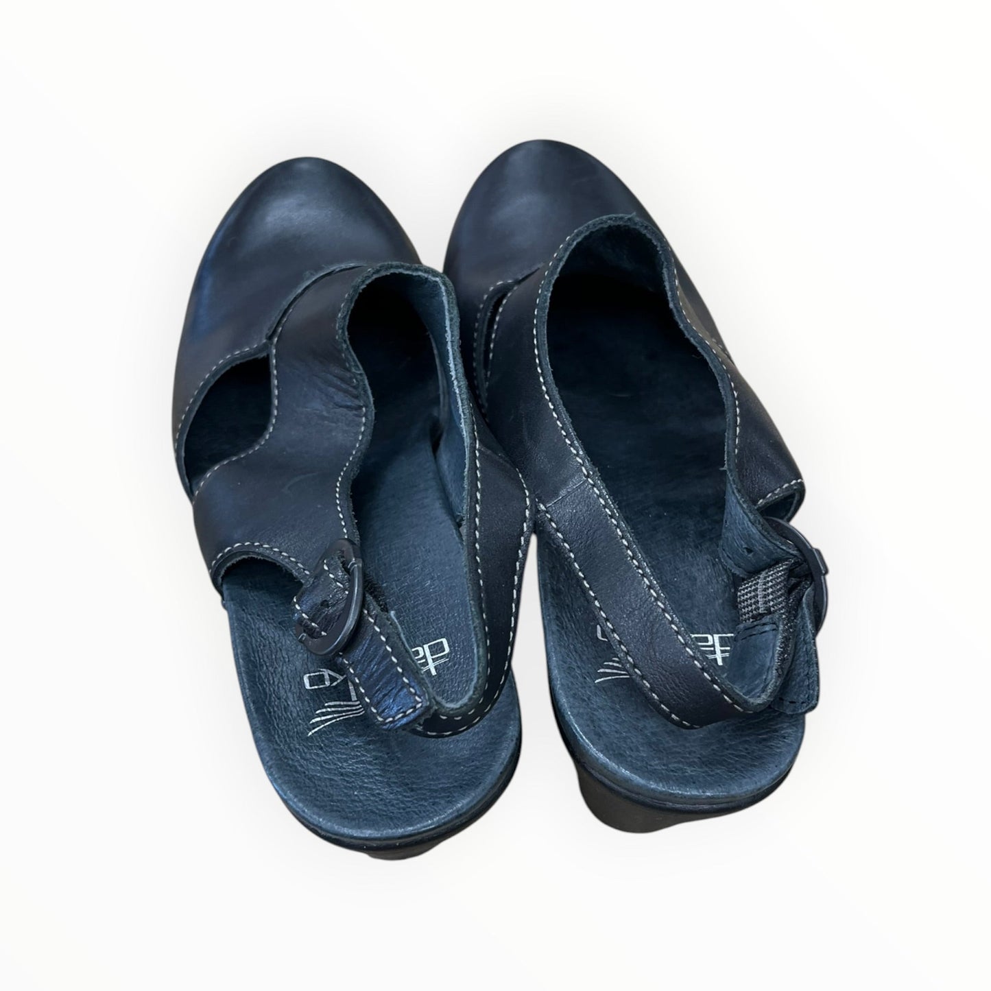 Shoes Heels Block By Dansko In Black, Size:7.5