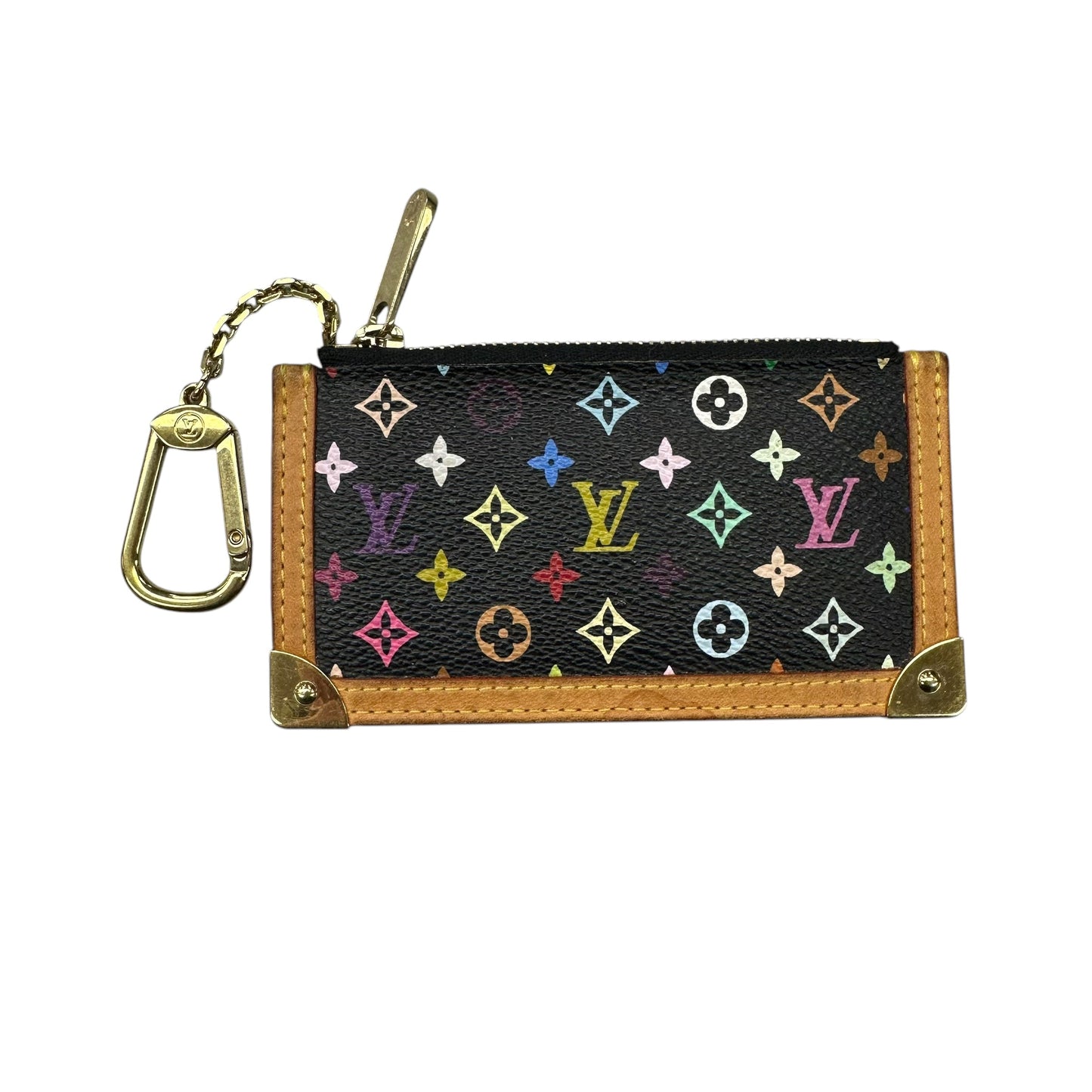 Wallet Luxury Designer By Louis Vuitton In Multi, Size:Small