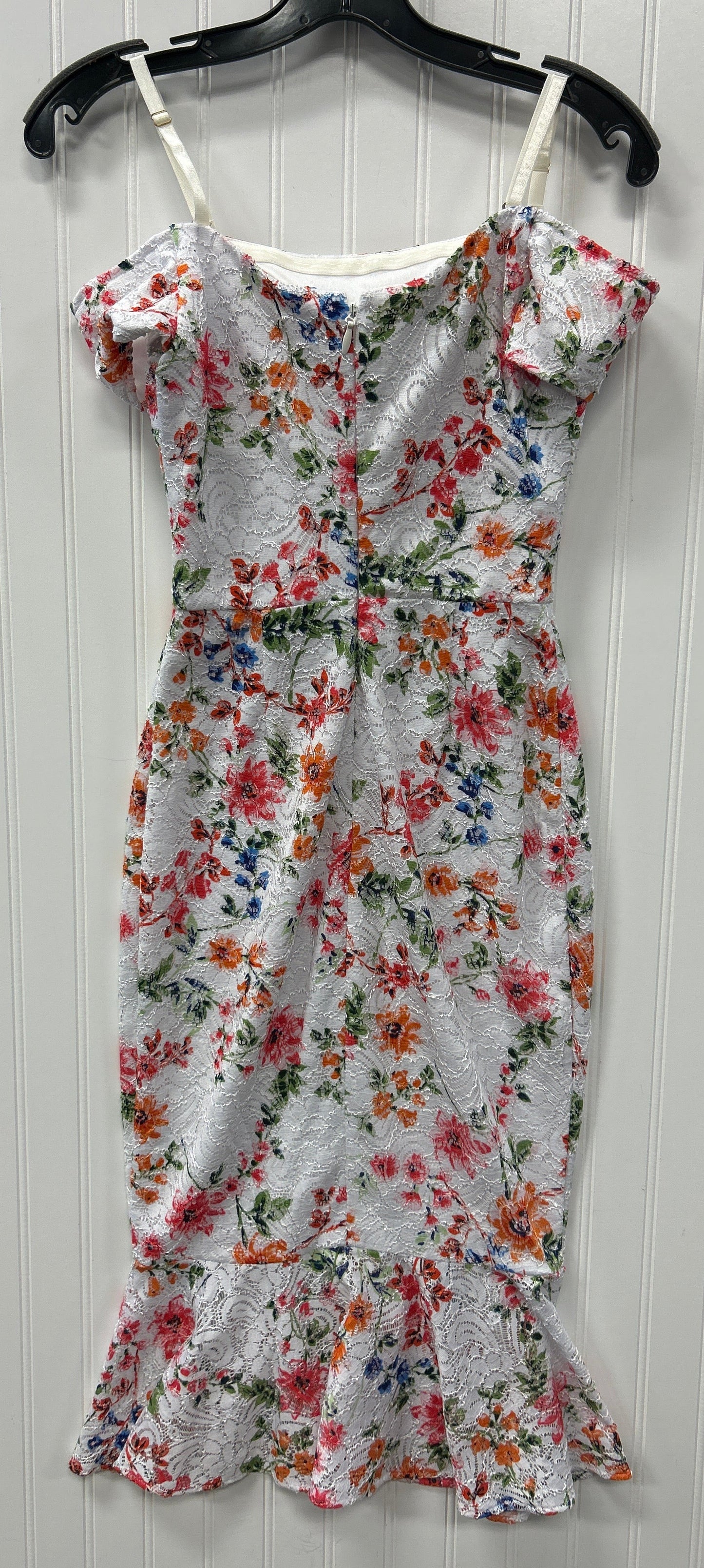 Dress Casual Maxi By Guess In Floral Print, Size:0