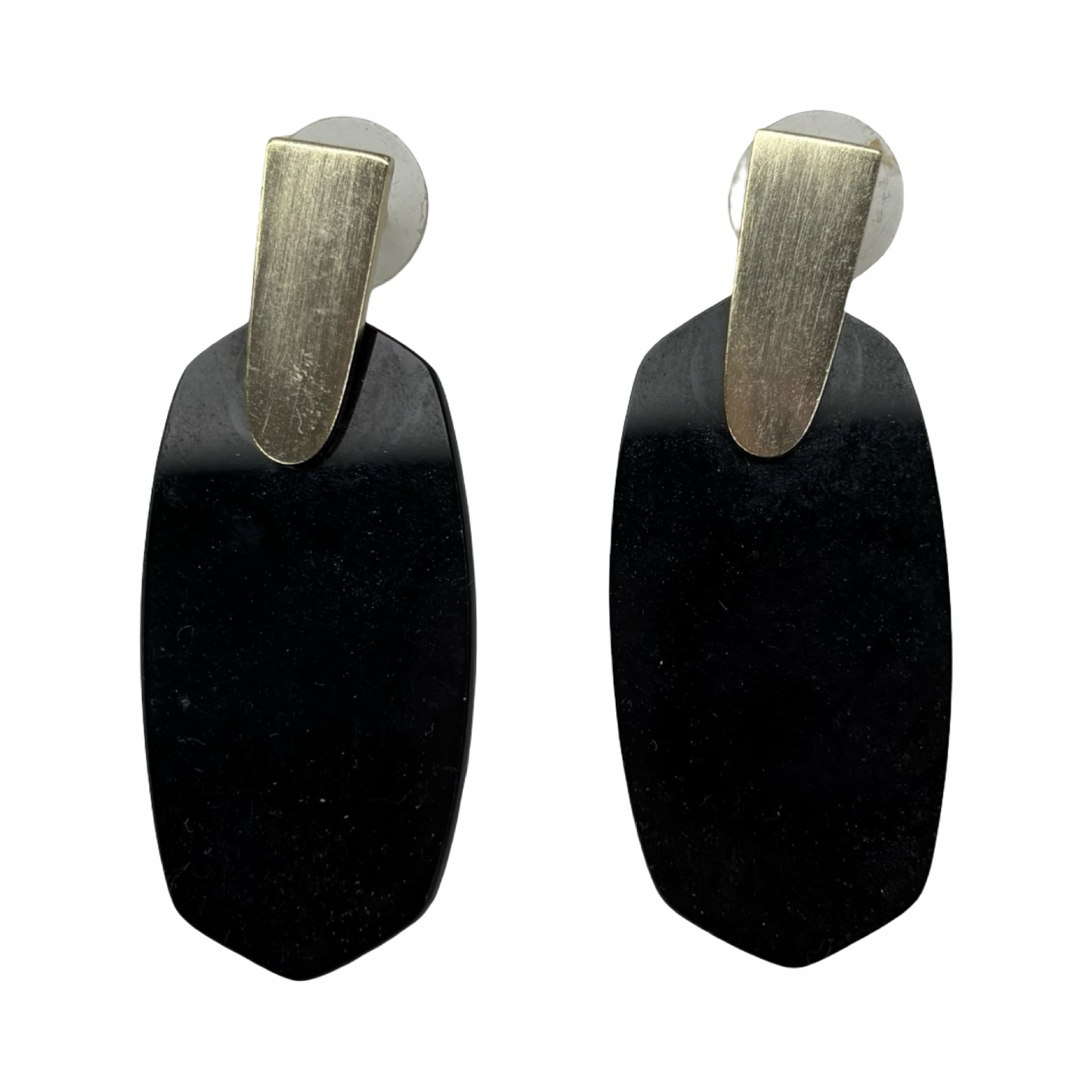 Earrings Statement By Kendra Scott In Black & Gold