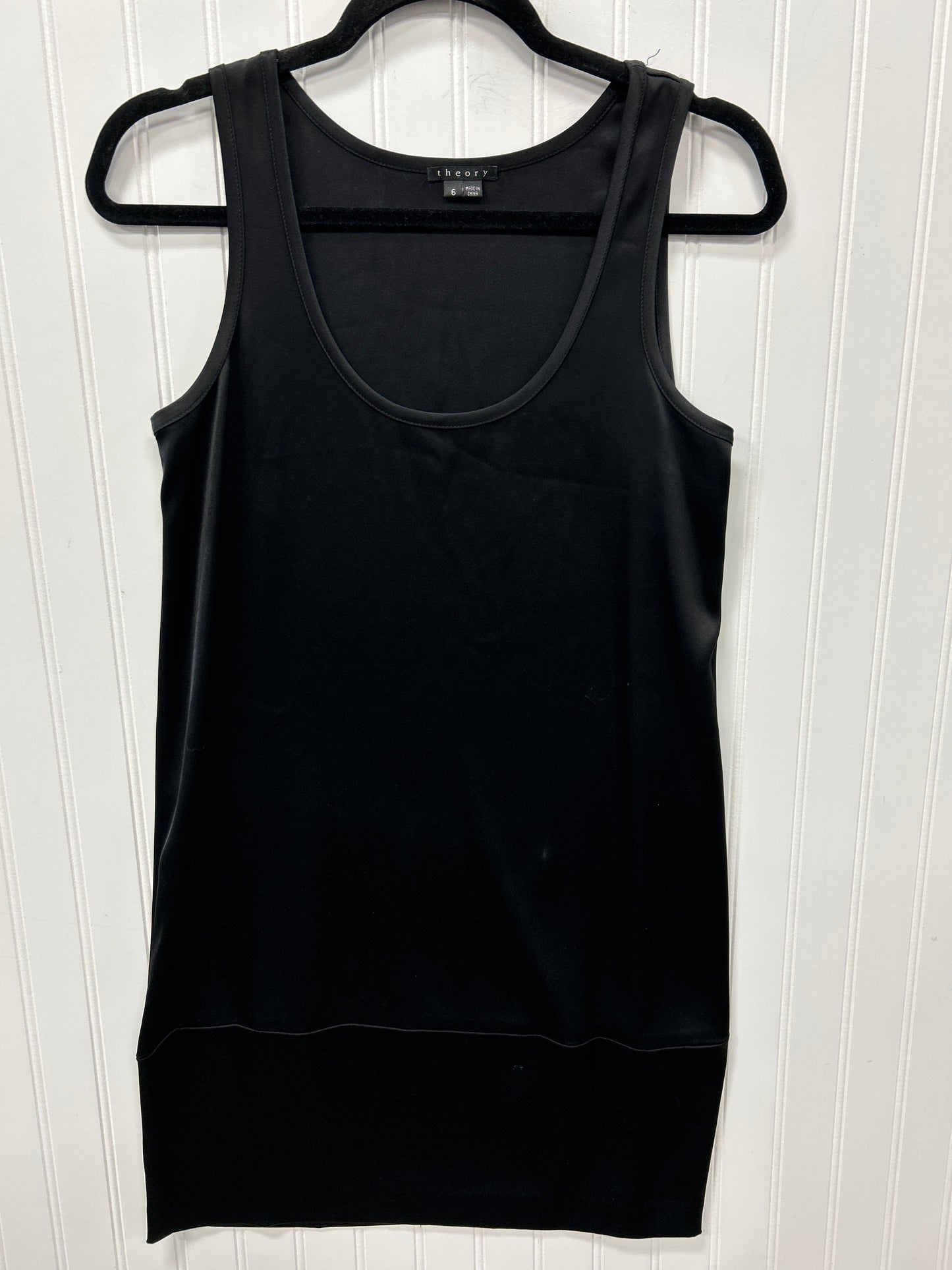 Dress Party Midi By Theory In Black, Size:6