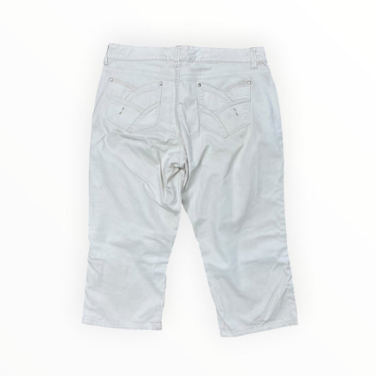 Pants Cropped By Gloria Vanderbilt In Cream, Size:10