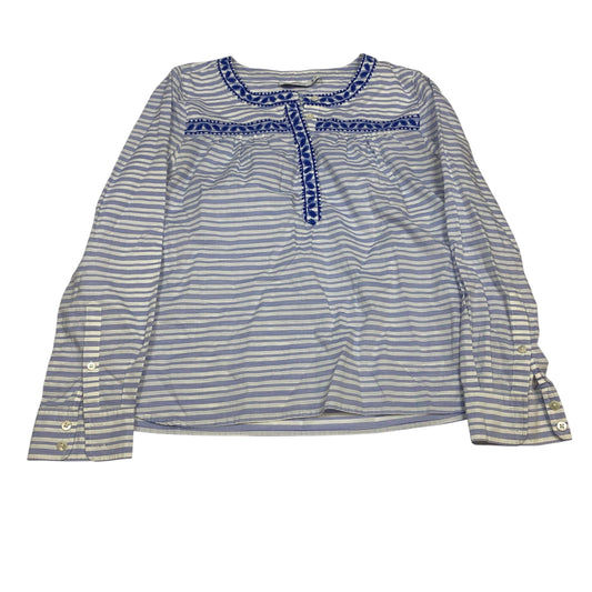 Top Ls Designer By Vineyard Vines In Blue & White, Size:S