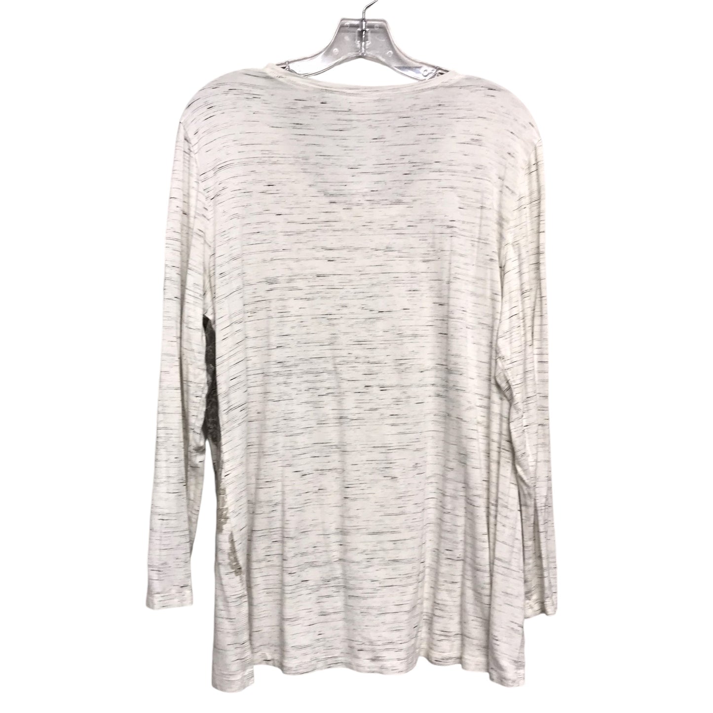 Top Ls By Zenergy By Chicos In Beige, Size:Xl