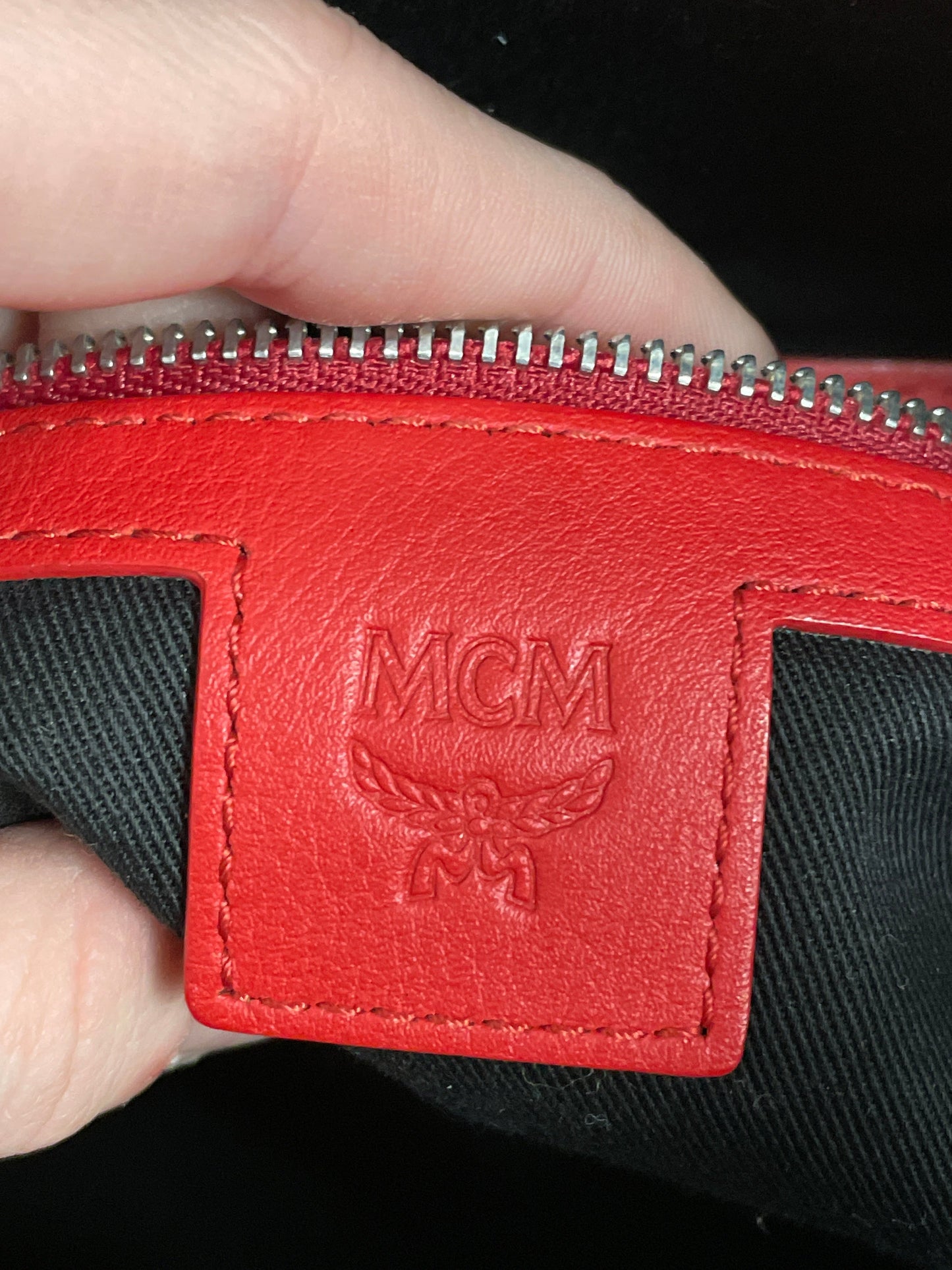 Handbag Luxury Designer By Mcm, Size: Medium