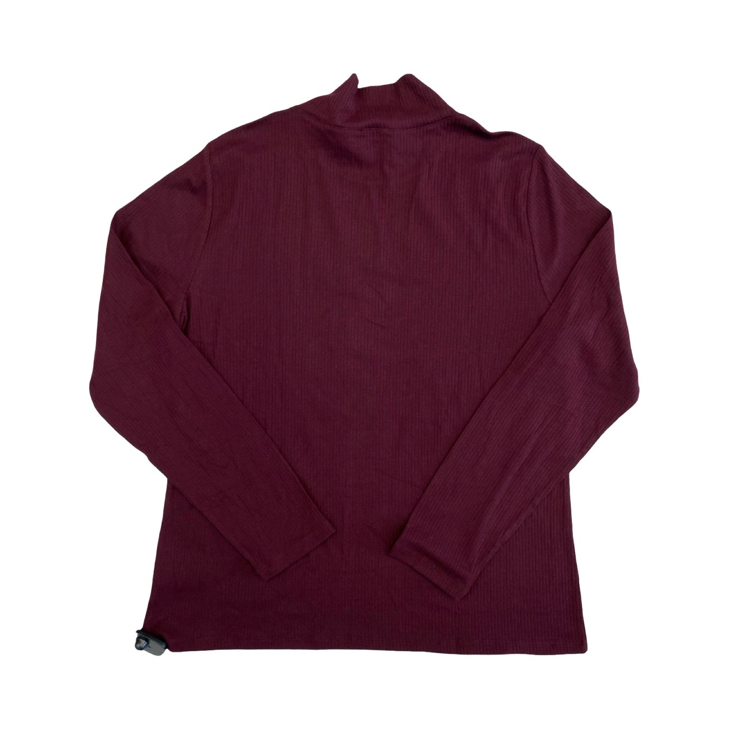 Top Ls By Talbots In Maroon, Size:Xl