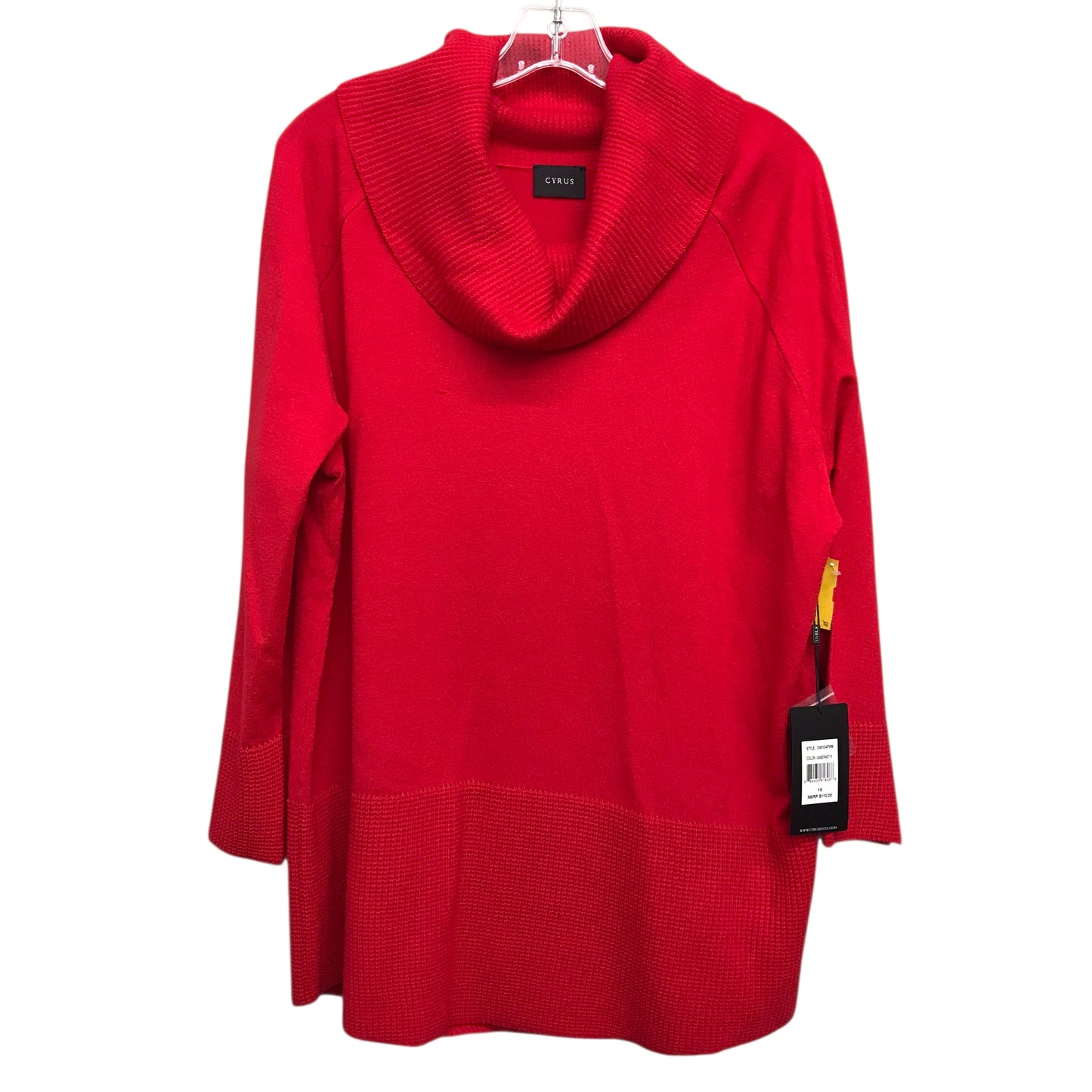 Sweater By Cyrus In Red, Size:1X