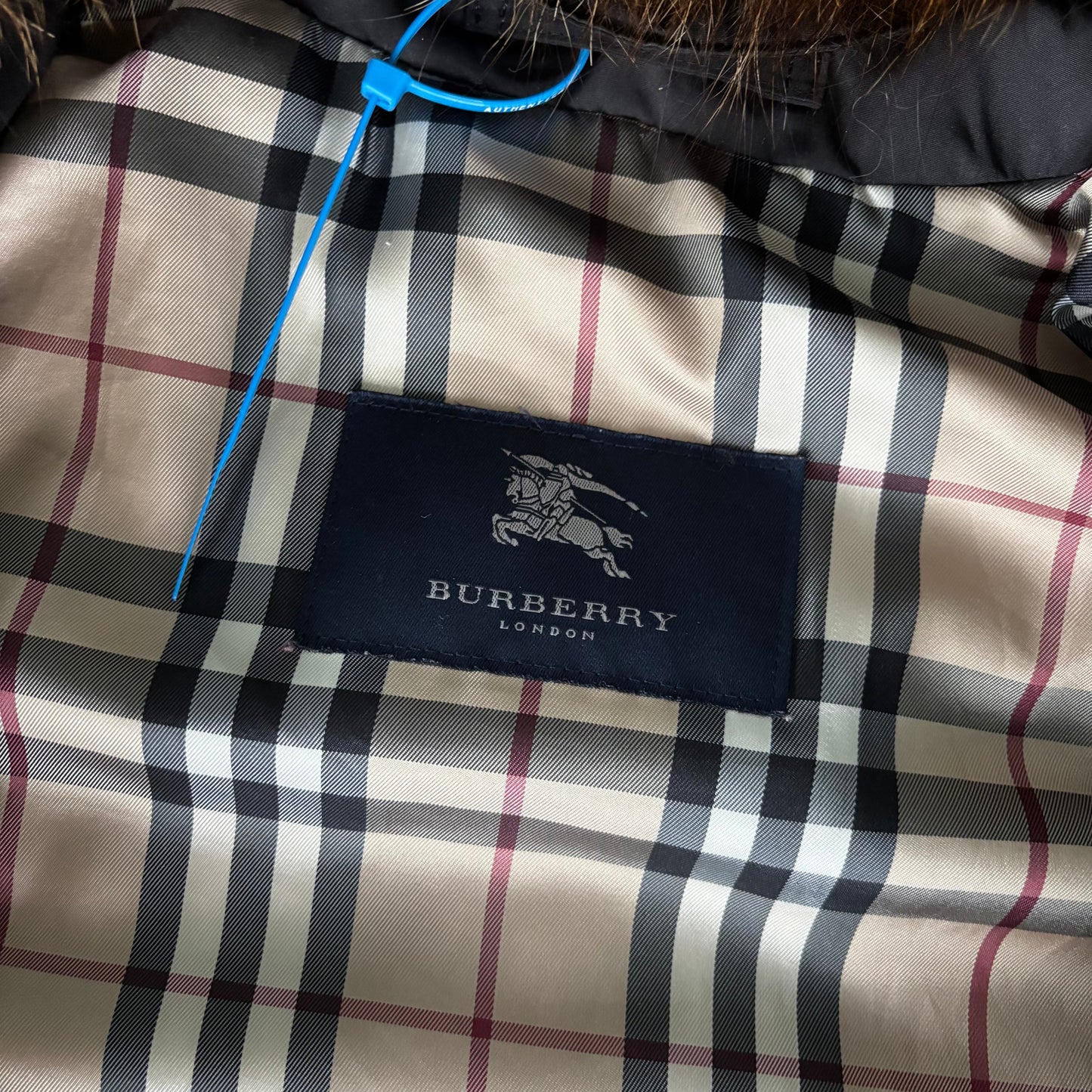 Coat Luxury Designer By Burberry  Size: S